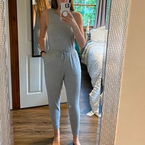grey comfy jumpsuit